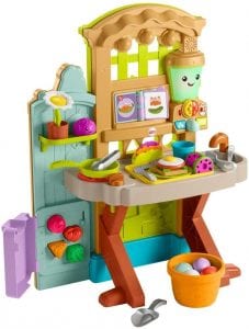 Fisher-Price Double Sided Gardening Kitchen Play Set For Kids