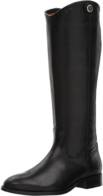Frye Leather Equestrian Asymmetric Women’s Black Boots