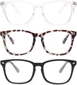 Gaoye Non-Polarized Blue Light Glasses, 3-Pack