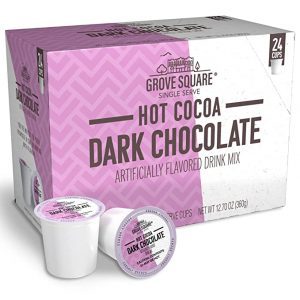 Grove Square Caffeine Free Hot Dark Chocolate K-Cups, 24-Count