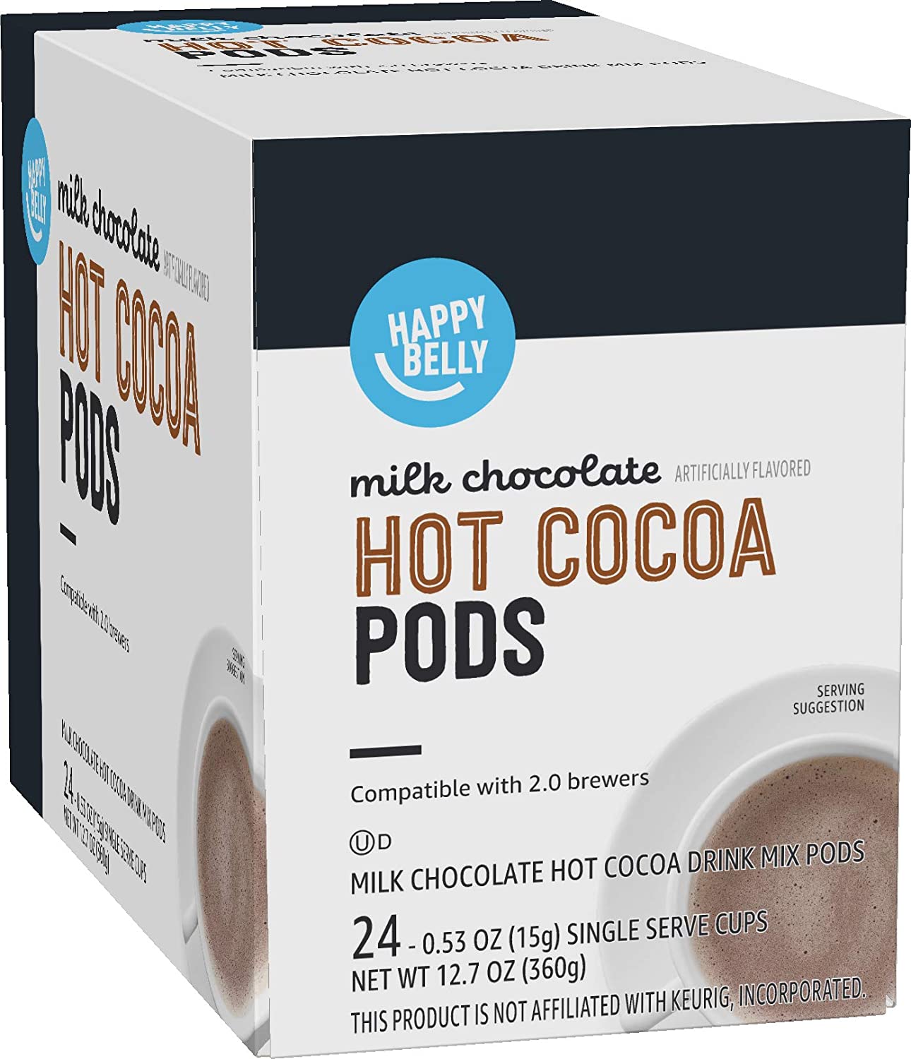 Happy Belly Yummy Hot Chocolate K-Cups, 24-Count