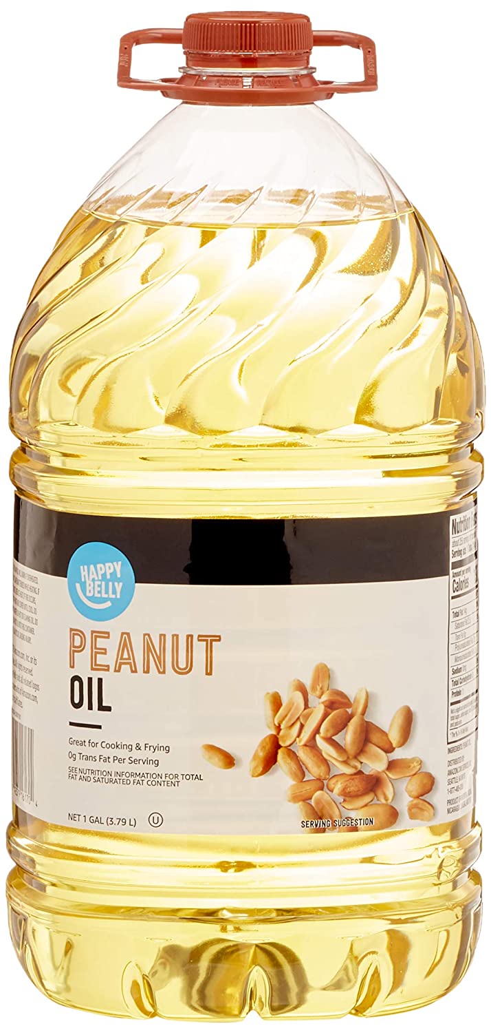 Happy Belly Frying Peanut Oil, 128-Ounce