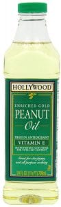 Hollywood Vitamin E Enriched Gold Peanut Oil, 24-Ounce