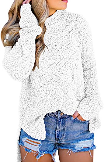 Imily Bela Slitted Cozy Sweater For Women