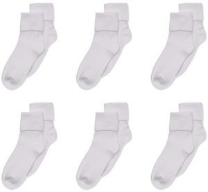 Jefferies Sensitive Feet Socks For Toddler Girls, 6-Pack