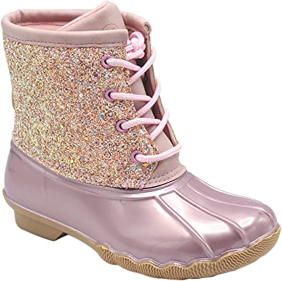 Jessica Carlyle Rain Glitter Girls’ Duck Boots