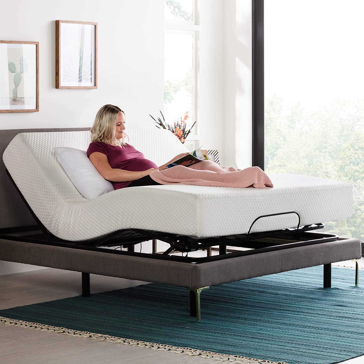 Linenspa Ultra Quiet Anti-Snoring Adjustable Bed