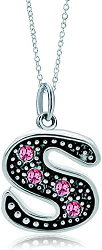 LovelyJewelry Personalized Initial Necklace Little Girl Jewelry