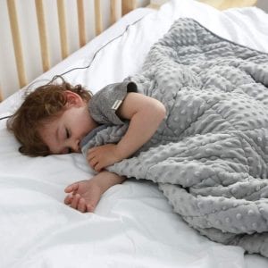 MAXTID Polyester Weighted Blanket for Kids, 5-Pounds