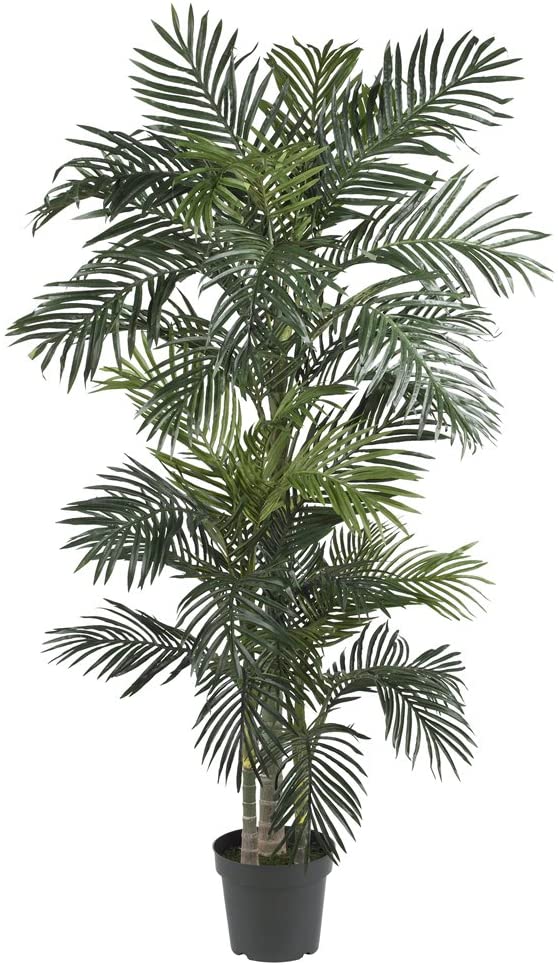Nearly Natural Easy Clean Palm Tree Outdoor Artificial Plant
