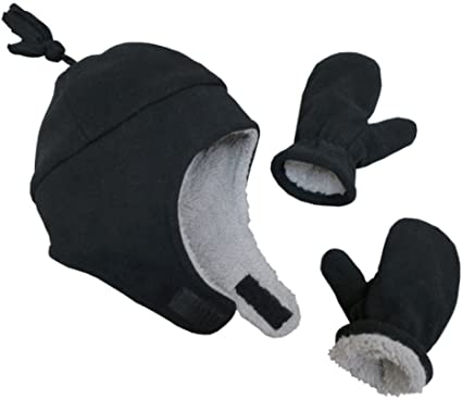 N’Ice Caps Sherpa Lined Toddler Hat & Mitten Set