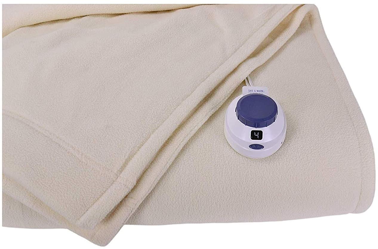 Perfect Fit SoftHeat Luxury Micro-Fleece Twin Heated Blanket
