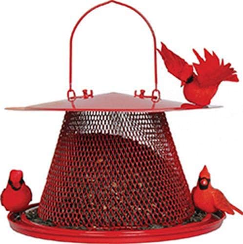 Perky-Pet Red Cardinal Zinc Plated Bird Feeder