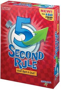 PlayMonster 5 Second Rule Family Card Game For Kids 10 And Up