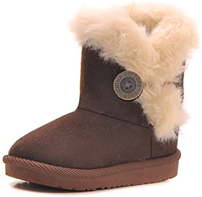Poppin Kicks Faux Fur Flat Size 4 Girls’ Boots