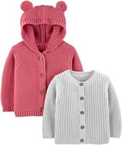 Simple Joys By Carter’s Knit Cardigan Sweater For Girls