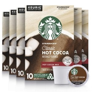 Starbucks Medium Roast Hot Chocolate K-Cups, 60-Count
