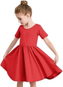 STELLE Girls’ Short Sleeve A-Line Dress