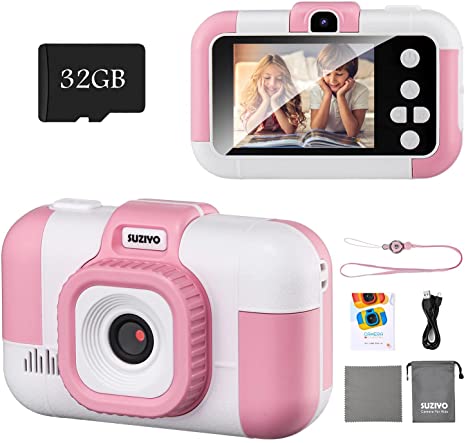 SUZIYO Silicone Digital Camera Gift For 9-Year-Old Girls