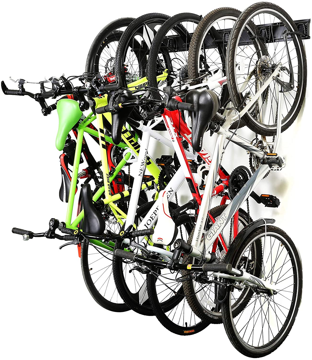 Ultrawall Customizable Easy Install Bike Storage, 6-Bike