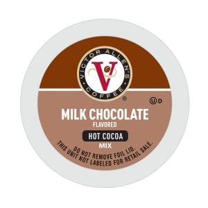 Victor Allen’s Coffee Milk Chocolate Hot Cocoa K-Cups, 42 Count