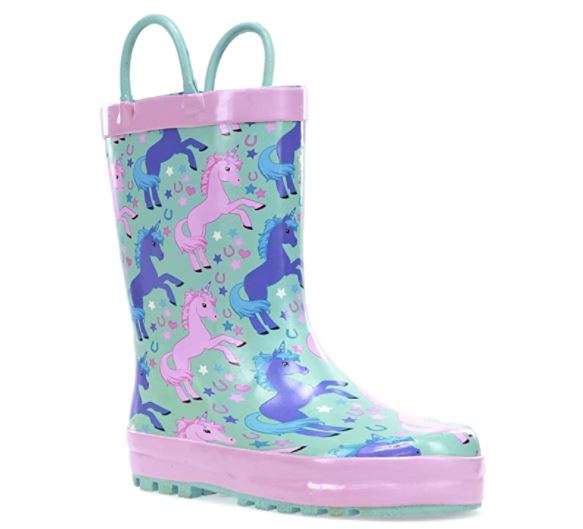 Western Chief Kid’s Waterproof Printed Rain Boot