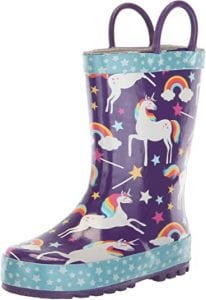 Western Chief Printed Waterproof Size 2 Girls’ Boots