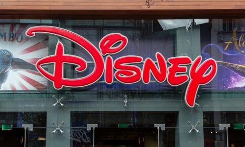 Disney retail storefront