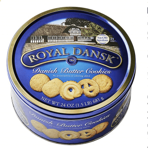 Royal Dansk Butter Danish Cookies Tin, 24-Ounce