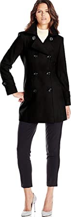 Anne Klein Women’s Classic Double Breasted Coat