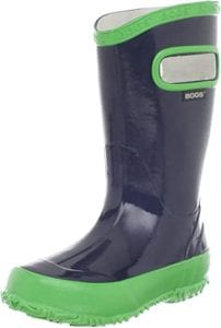 Bogs Rubber Big-Kid Waterproof Rain Boots For Boys