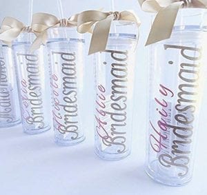 Brides Made Customizable Tumblers Bachelorette Party Gifts, 5-Pack
