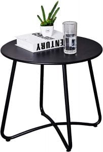 CaiFang Modern Easy Assemble Patio Side Table