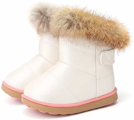 CIOR Toddler Girls’ Lined Snow Boots