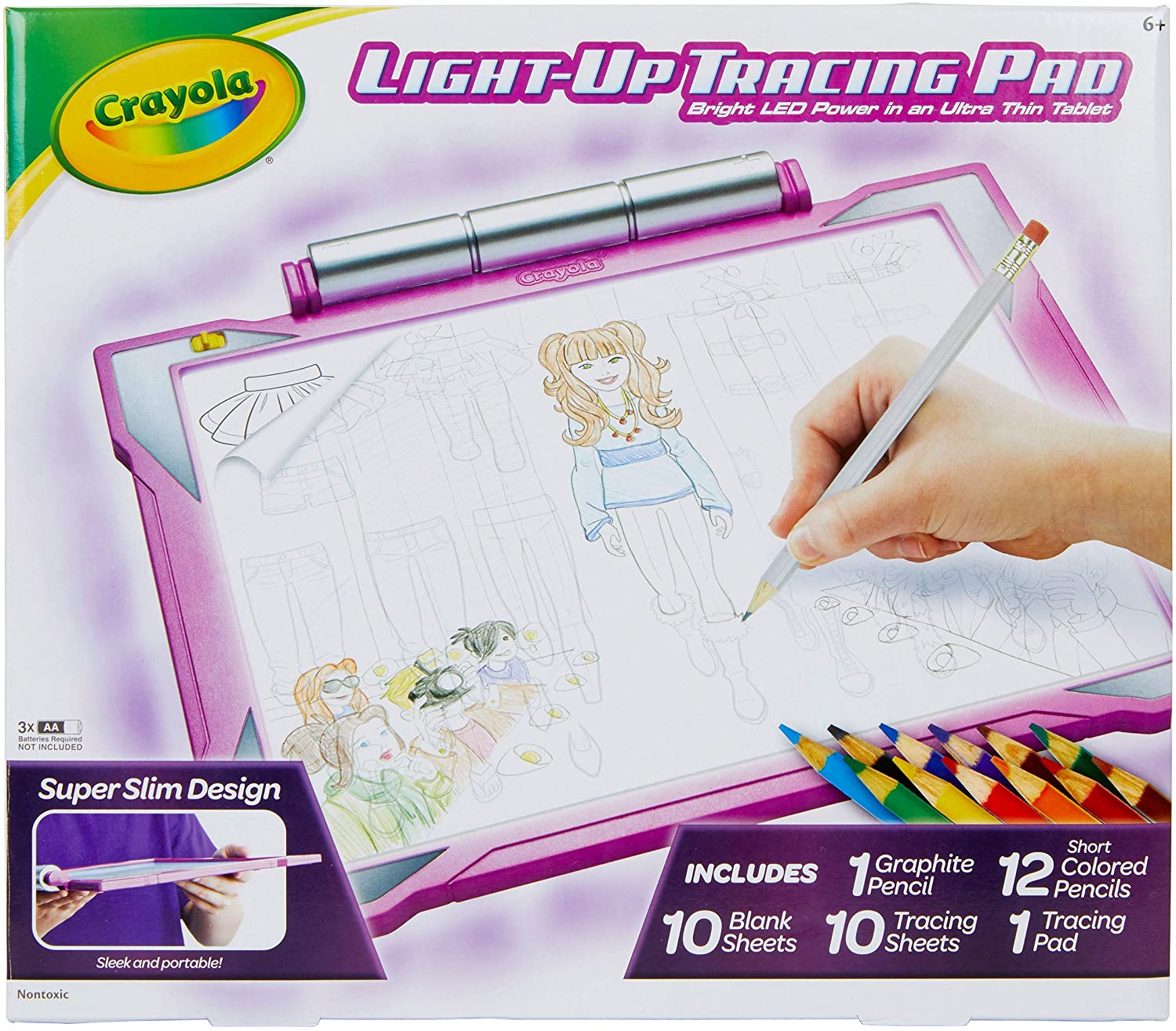 Crayola Drawing Art Pad Set Girls’ Toy, Age 7