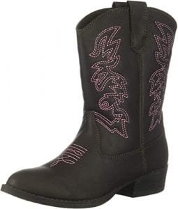 Deer Stags Embroidered Western Size 2 Girls’ Boots