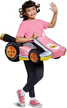 Disguise Super Mario Bros. Peach Kart Child Car Costume