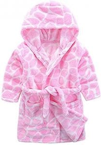 DNggAND Plush Fleece Toddler Robe