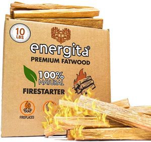 ENERGITA Artisanal Fire Starter Sticks, 125-Pack