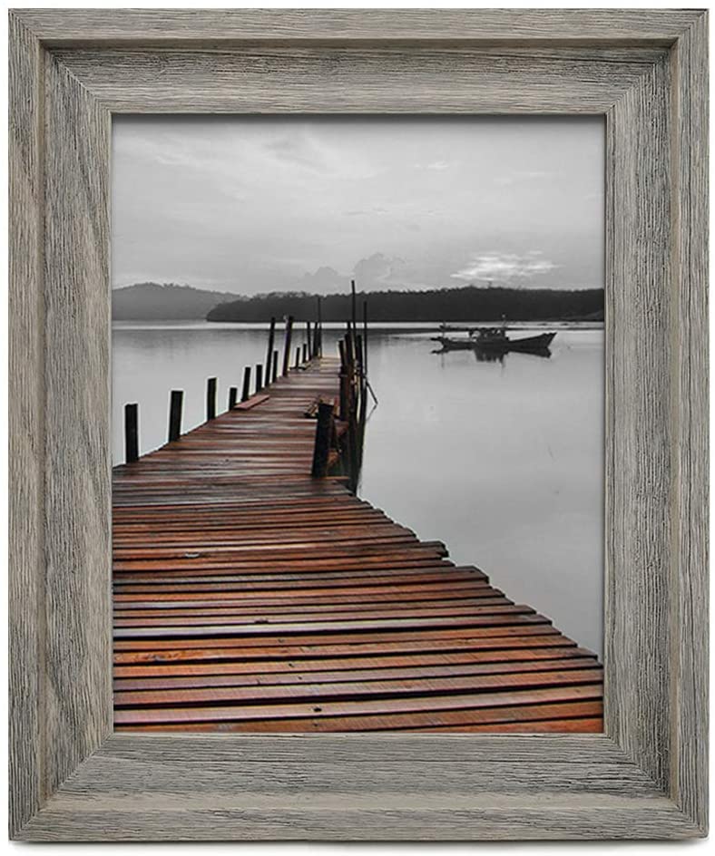 EosGlac Handcrafted Rustic 8 x 11-Inch Picture Frame