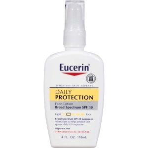 Eucerin Daily Protection Unscented Face Lotion With SPF 30