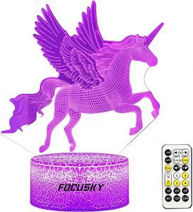 Focusky Energy Efficient Night Light Unicorn Gift