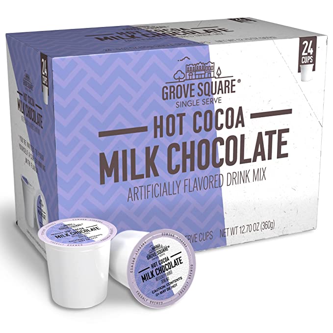 Grove Square Kosher Certified Hot Chocolate K-Cups, 24-Count