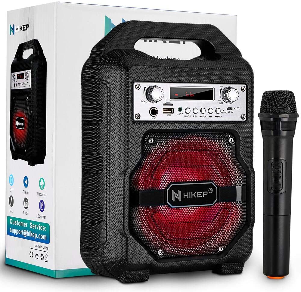 HIKEP Portable Bluetooth Karaoke Machine