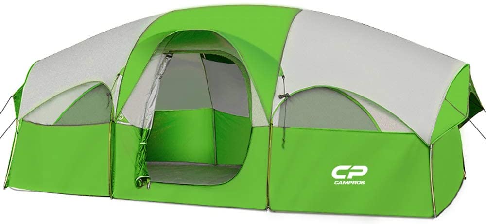 HIKERGARDEN CAMPROS Rainfly Family Tent, 8-Person