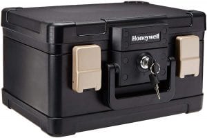 Honeywell Lock & Key Fireproof Safe