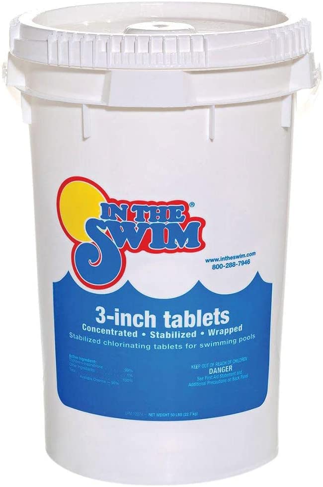 In The Swim Concentrated Chlorine Tablets, 3-Inch