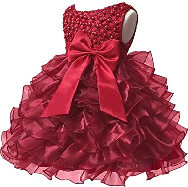 Jup’Elle Ruffled Red Dress