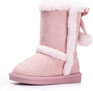 KRABOR Fur Lined Boots for Toddler Girls