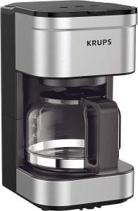 KRUPS Pause & Brew No-Drip Spout Coffee Maker, 5-Cup